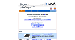 Desktop Screenshot of aixcase.de