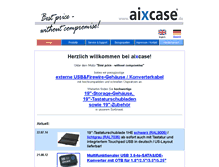 Tablet Screenshot of aixcase.de